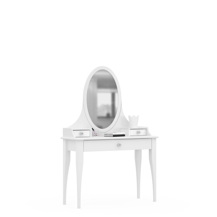 EUMeblik Dressing Table with Mirror Wayfair.co.uk